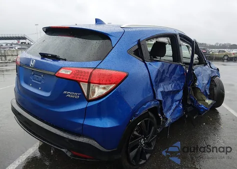 2021 Honda Hr-V Awd Sport z USA, uszkodzony, nr VIN 3CZRU6H12MM728640